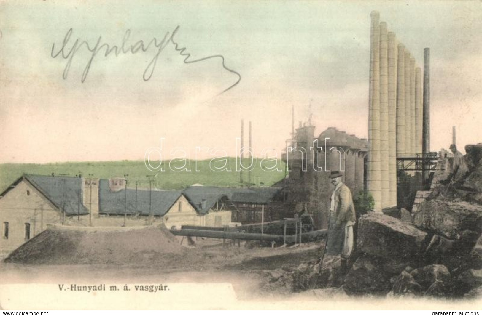 T2 Vajdahunyad, Hunedoara; Vasgyár Kohói. Spörl Gusztáv Kiadása / Iron Factory, Blast Furnaces - Ohne Zuordnung