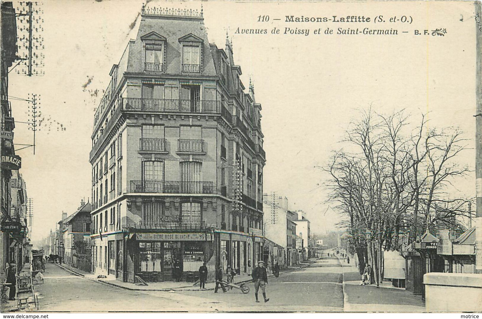 MAISONS LAFFITTE - Avenues De Poissy Et Saint Germain En Laye. - Maisons-Laffitte