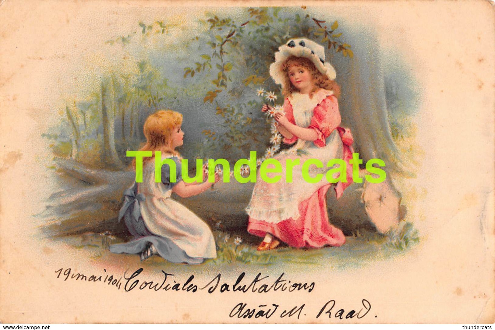 CPA LITHO ILLUSTRATEUR FILLE ENFANT  CHILD GIRL (  STYLE CLAPSADDLE - BRUNDAGE ) - Autres & Non Classés