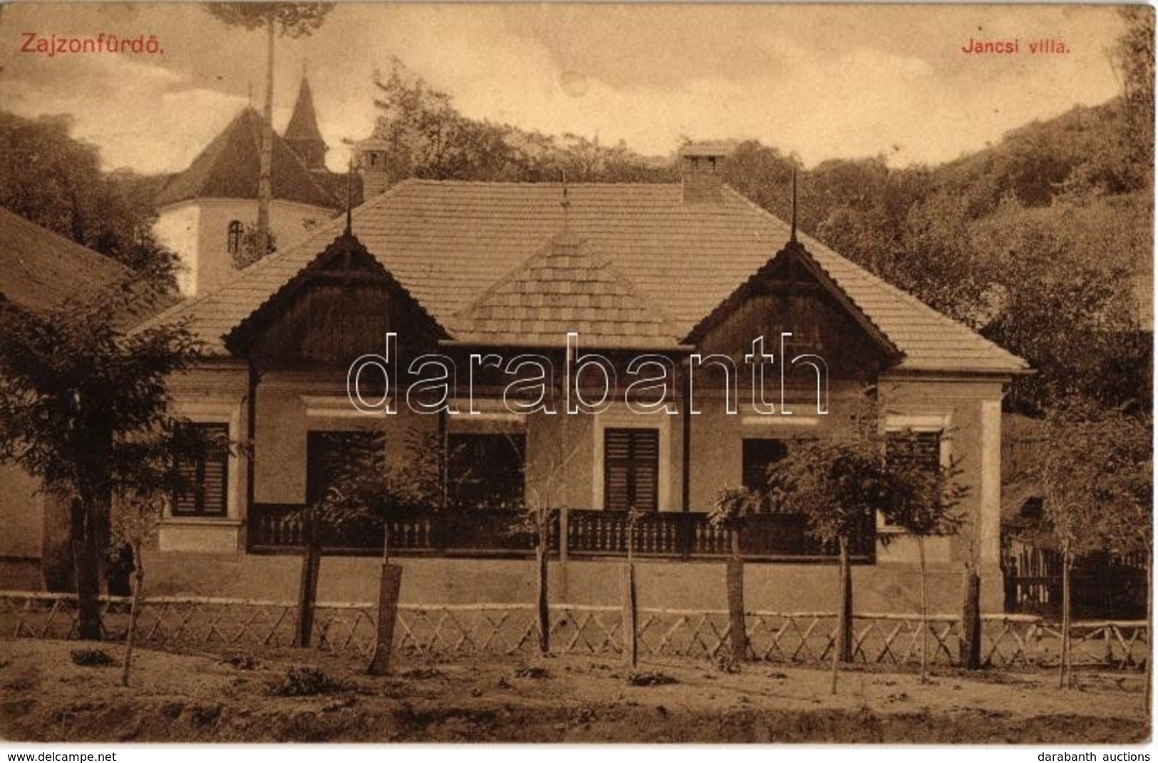 T2 1911 Zajzonfürdő, Zizin; Jancsi Villa / Villa - Non Classés