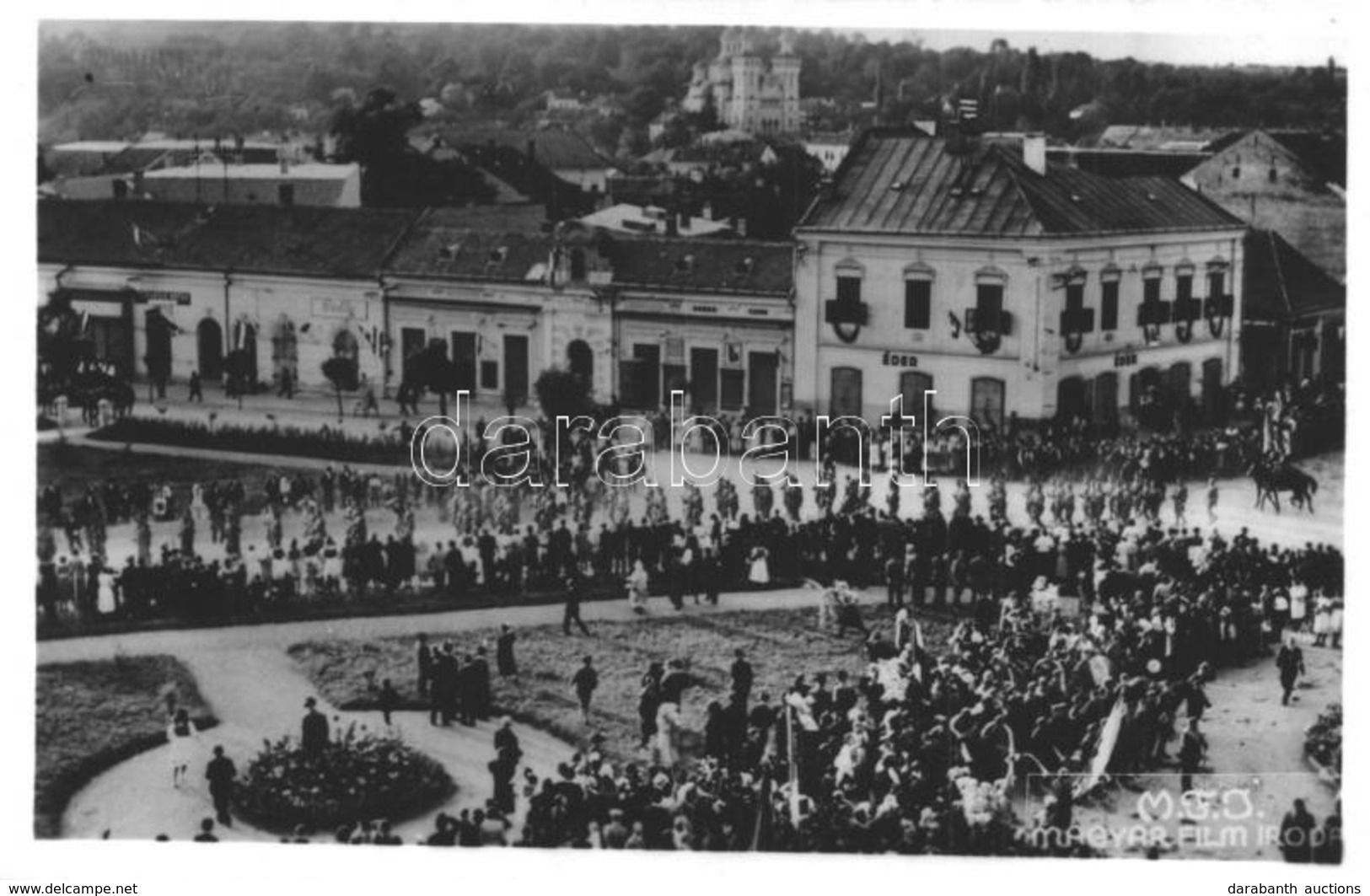 ** T1 1940 Zilah, Zalau; Bevonulás Katonákkal, Éder üzlete / Entry Of The Hungarian Troops, Shops - Non Classés