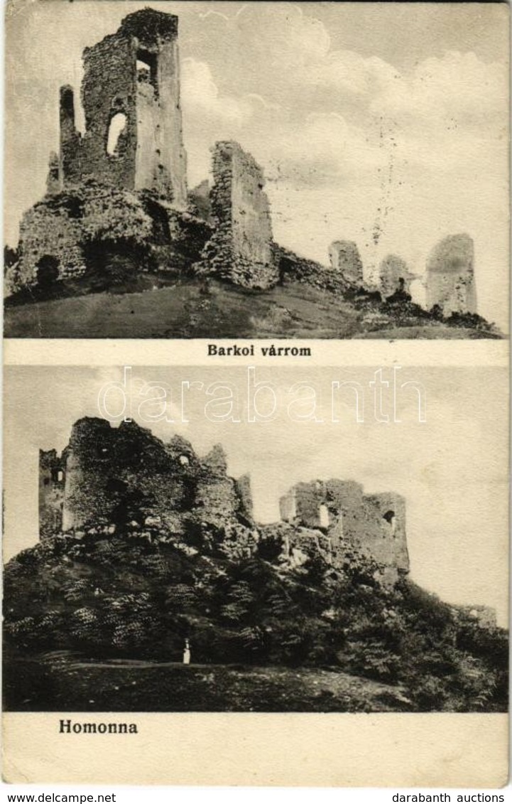 T2/T3 Barkó, Brekov (Homonna, Humenné); Várrom / Castle Ruins (EK) - Non Classés