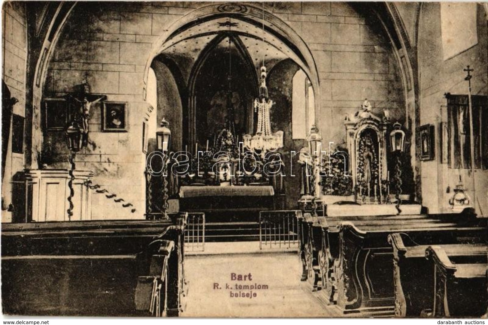 T2/T3 Bart, Bruty; Római Katolikus Templom Belső / Church Interior (EK) - Ohne Zuordnung