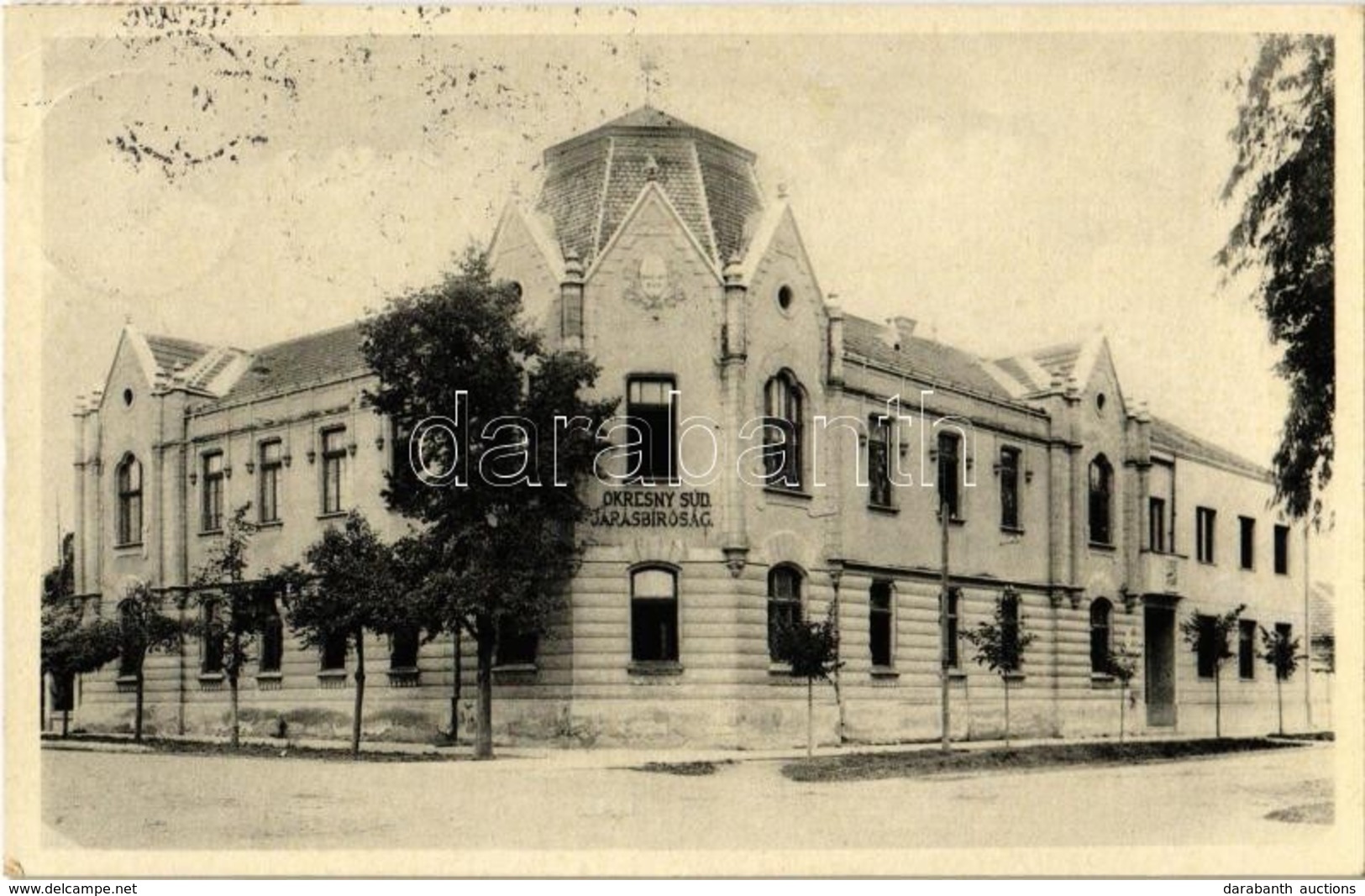 T2 Dunaszerdahely, Dunajská Streda; Járásbíróság / Okresny Súd / County Court + '1938 Dunaszerdahely Visszatért' So. Stp - Non Classés