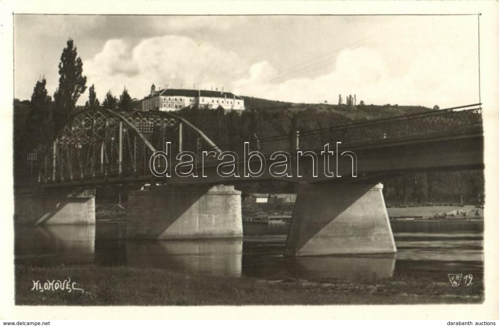 ** T2/T3 Galgóc, Frasták, Hlohovec; Gróf Erdődy Kastély, Híd / Castle, Bridge. Photo (EK) - Non Classés