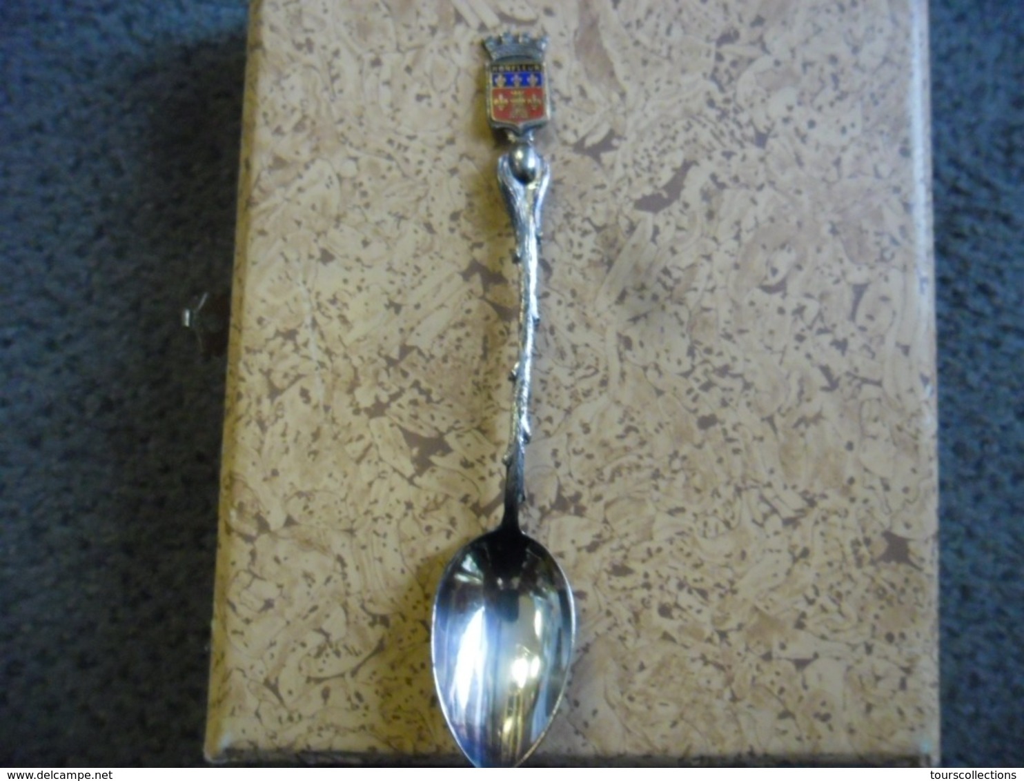 CUILLERE 13 Cm En  Métal Argenté - HONFLEUR (Calvados - 14) - Spoons