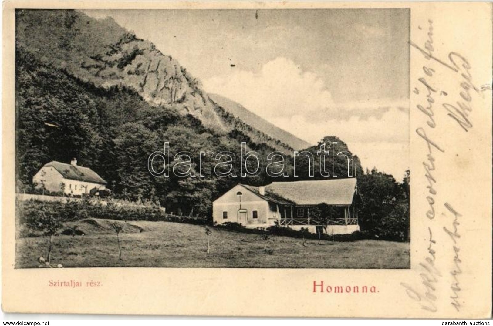 T2/T3 1907 Homonna, Homenau, Humenné; Szirtaljai Rész / Podskalka (kis Szakadás / Small Tear) - Non Classés