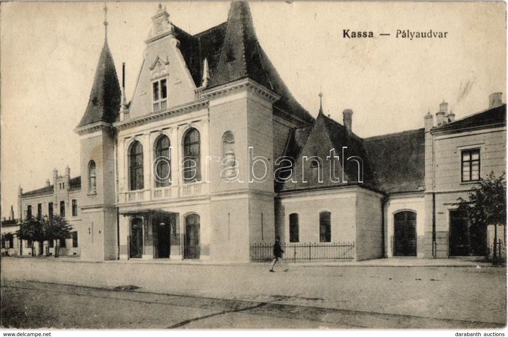 T2/T3 1916 Kassa, Kosice; Vasútállomás / Bahnhof / Railway Station  (EK) - Non Classés