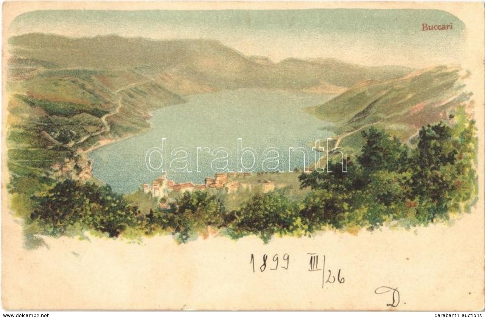 T2/T3 1899 Bakar, Szádrév, Bukar, Buccari; Litho (EK) - Non Classés