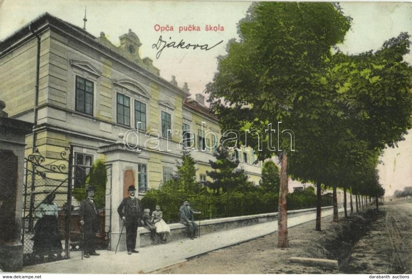 T2/T3 1911 Diakovár, Djakovo, Dakovo; Opca Pucka Skola / School - Non Classés