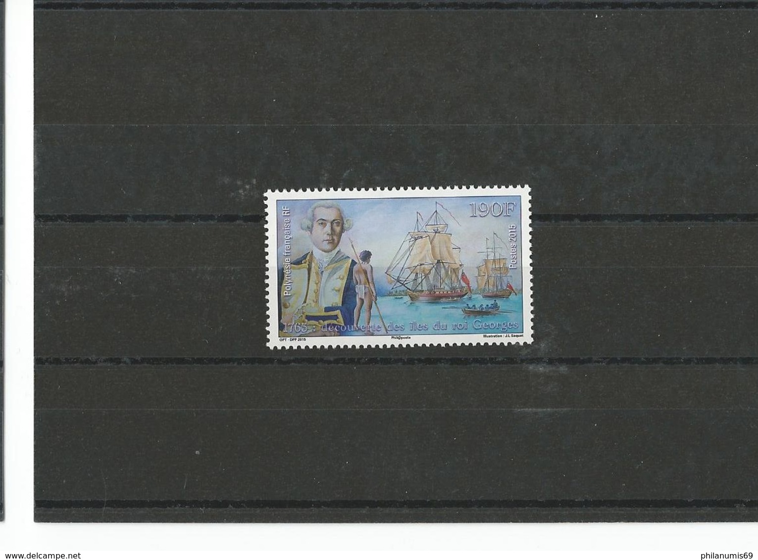 POLYNESIE 2015 - YT 1085 - NEUF SANS CHARNIERE ** (MNH) GOMME D'ORIGINE LUXE - Unused Stamps