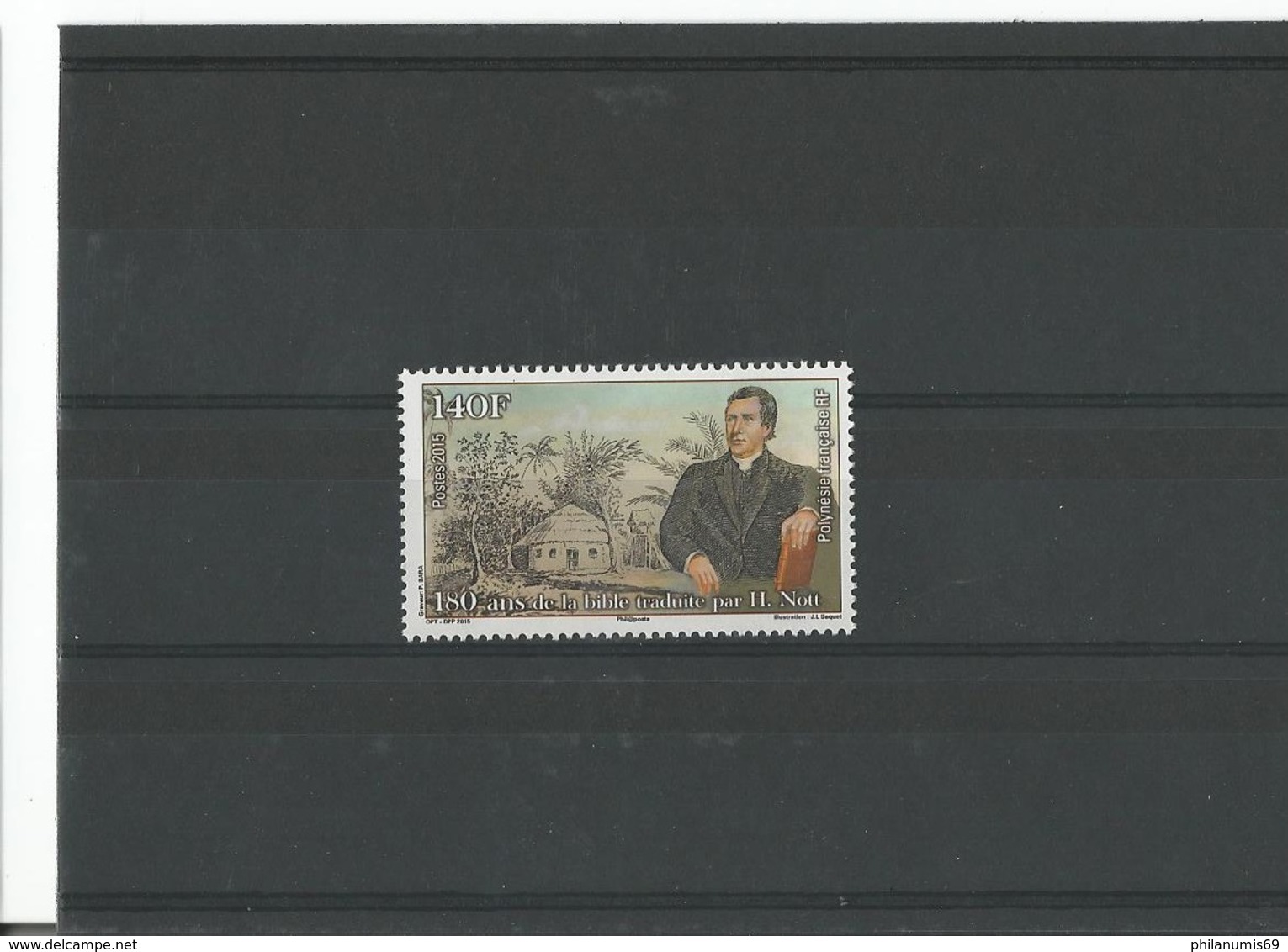 POLYNESIE 2015 - YT 1086 - NEUF SANS CHARNIERE ** (MNH) GOMME D'ORIGINE LUXE - Unused Stamps