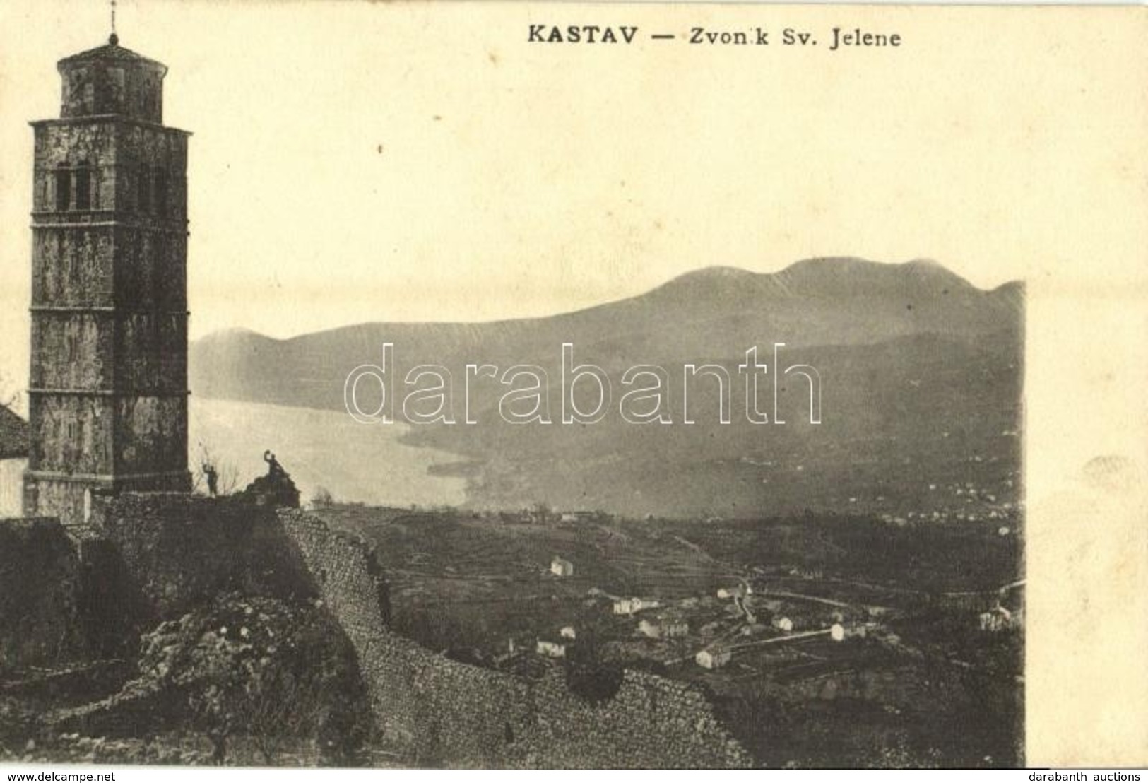 T2 1909 Kastav, Castua; Zvonik Zv. Jelene /  Belfry - Non Classés