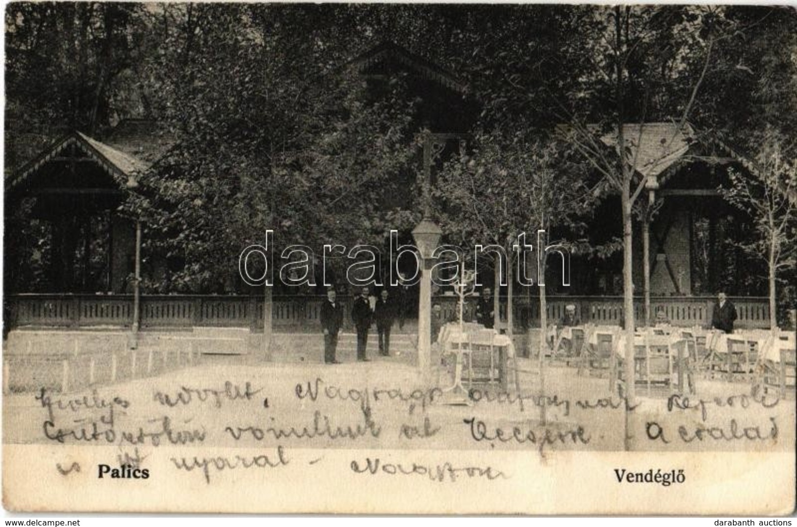 T2 1911 Palics, Palic (Szabadka, Subotica); Vendéglő / Restaurant - Non Classés