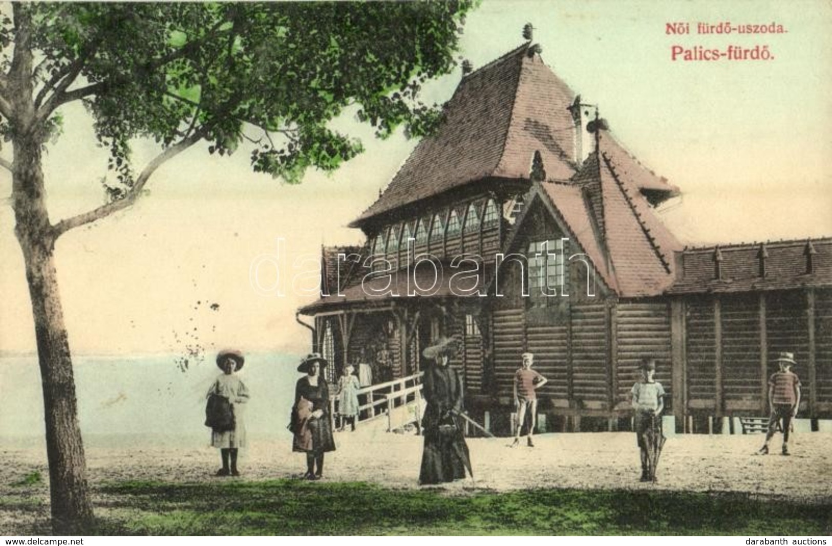 T2/T3 1910 Palics-fürdő, Palic (Szabadka, Subotica); Női Fürdő Uszoda / Women Spa, Swimming Pool (EK) - Ohne Zuordnung