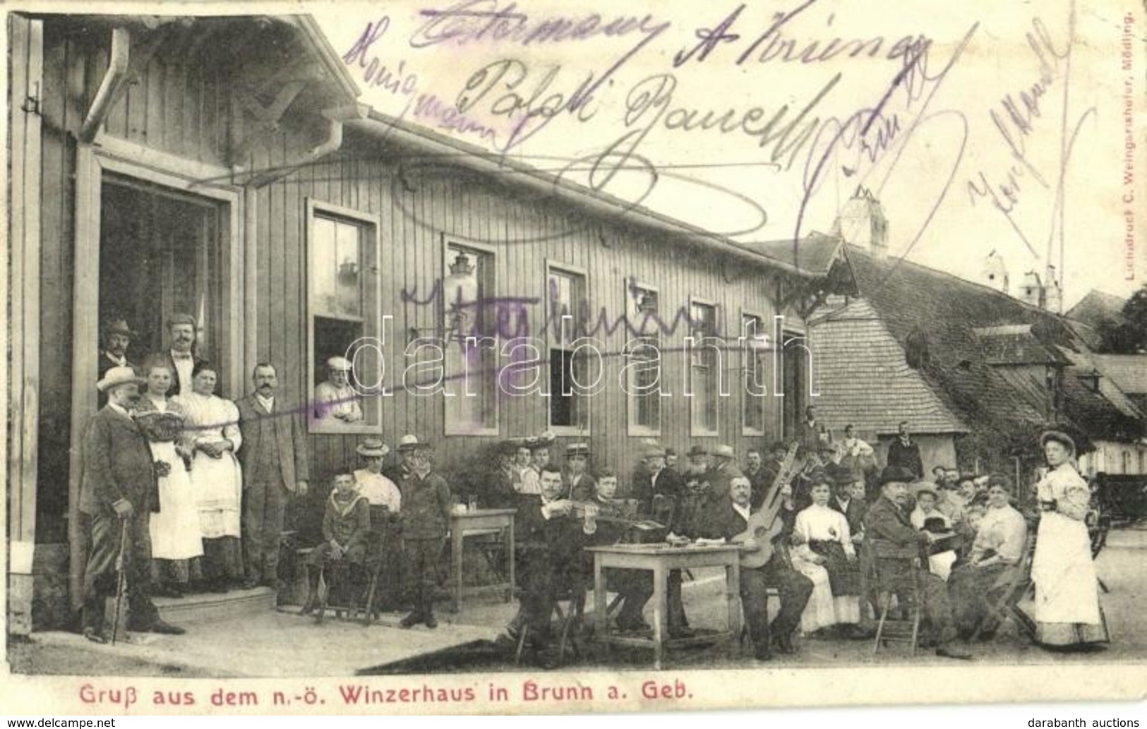 T2/T3 Brunn Am Gebirge, Gruss Aus Dem N.-ö. Winzerhaus / Restaurant (EK) - Non Classificati