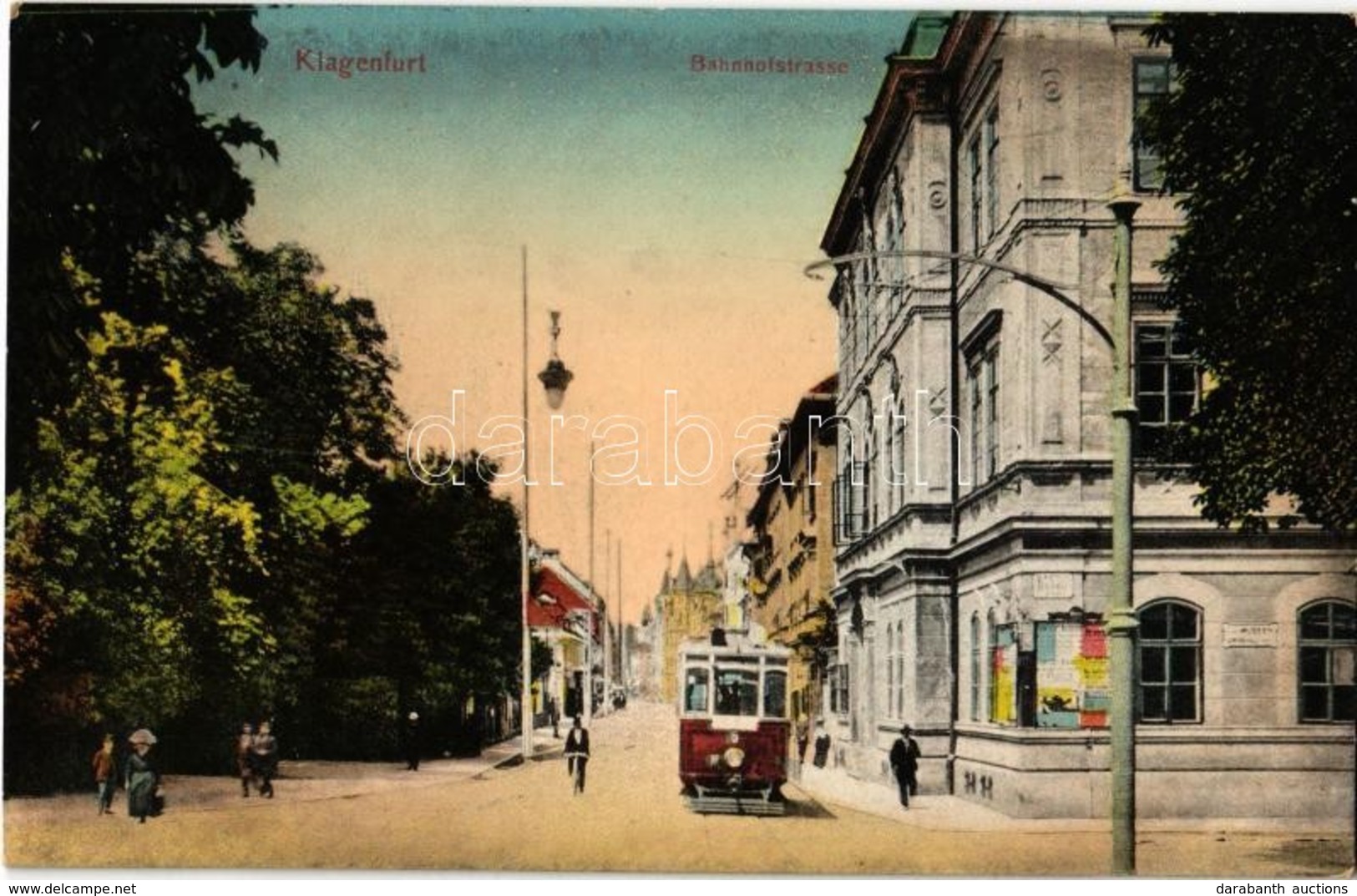 ** T1 Klagenfurt, Bahnhofstrasse / Street With Tram - Non Classés