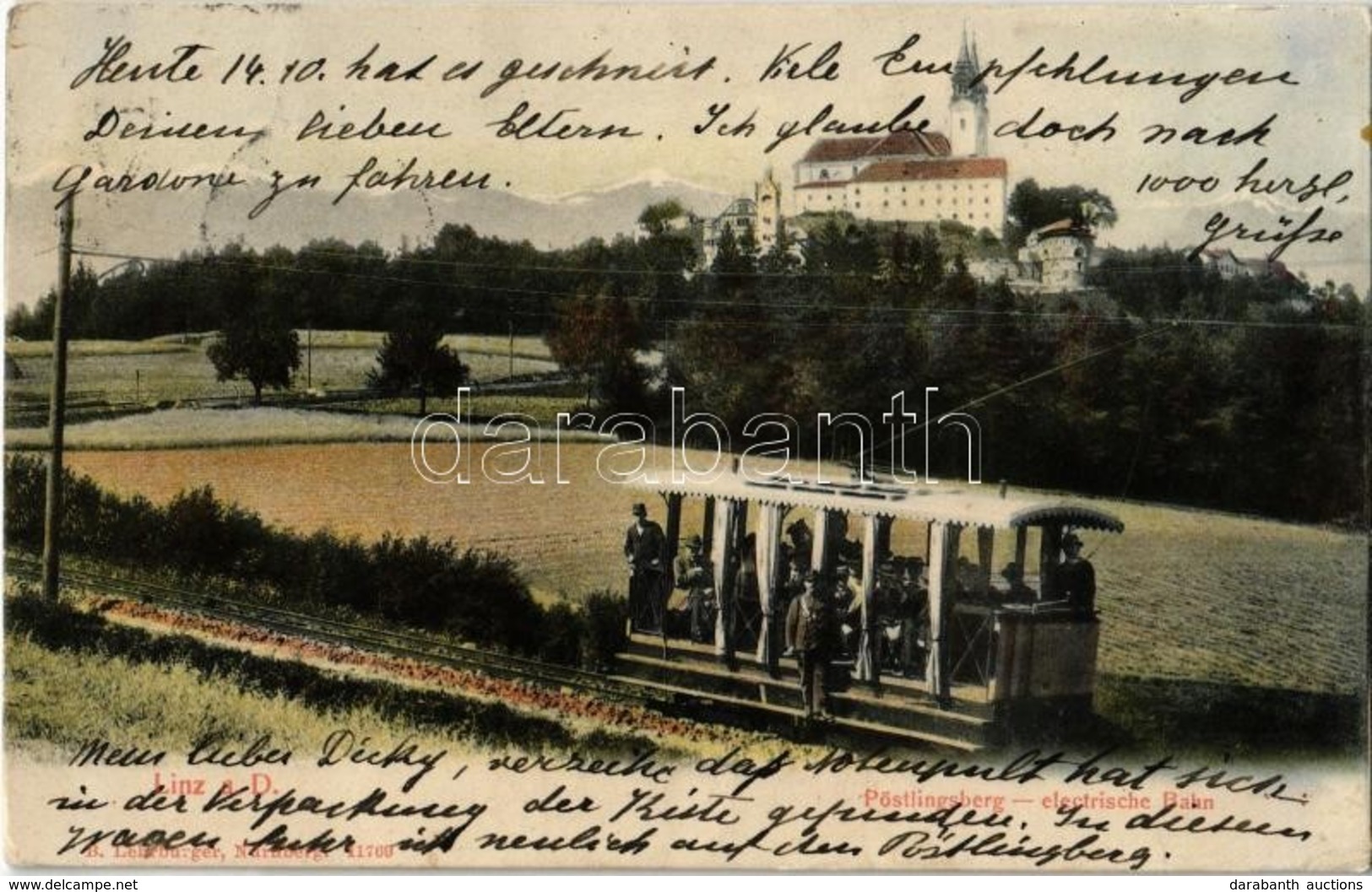 T2/T3 1905 Linz, Pöstlingsberg Electrische Bahn, Pöstlingbergbahn  / Narrow-gauge Electric Railway 'mountain Tramway' (E - Non Classés