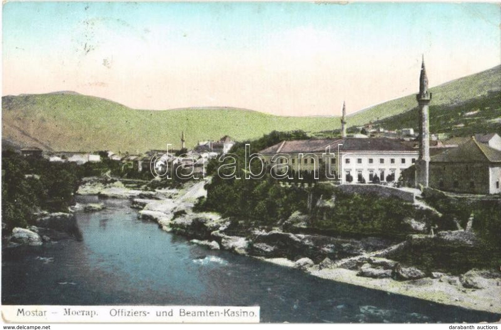 T2/T3 Mostar, Offiziers Und Beamten Kasino / K.u.K. (Austro-Hungarian) Military Officers' Casino (EK) - Ohne Zuordnung
