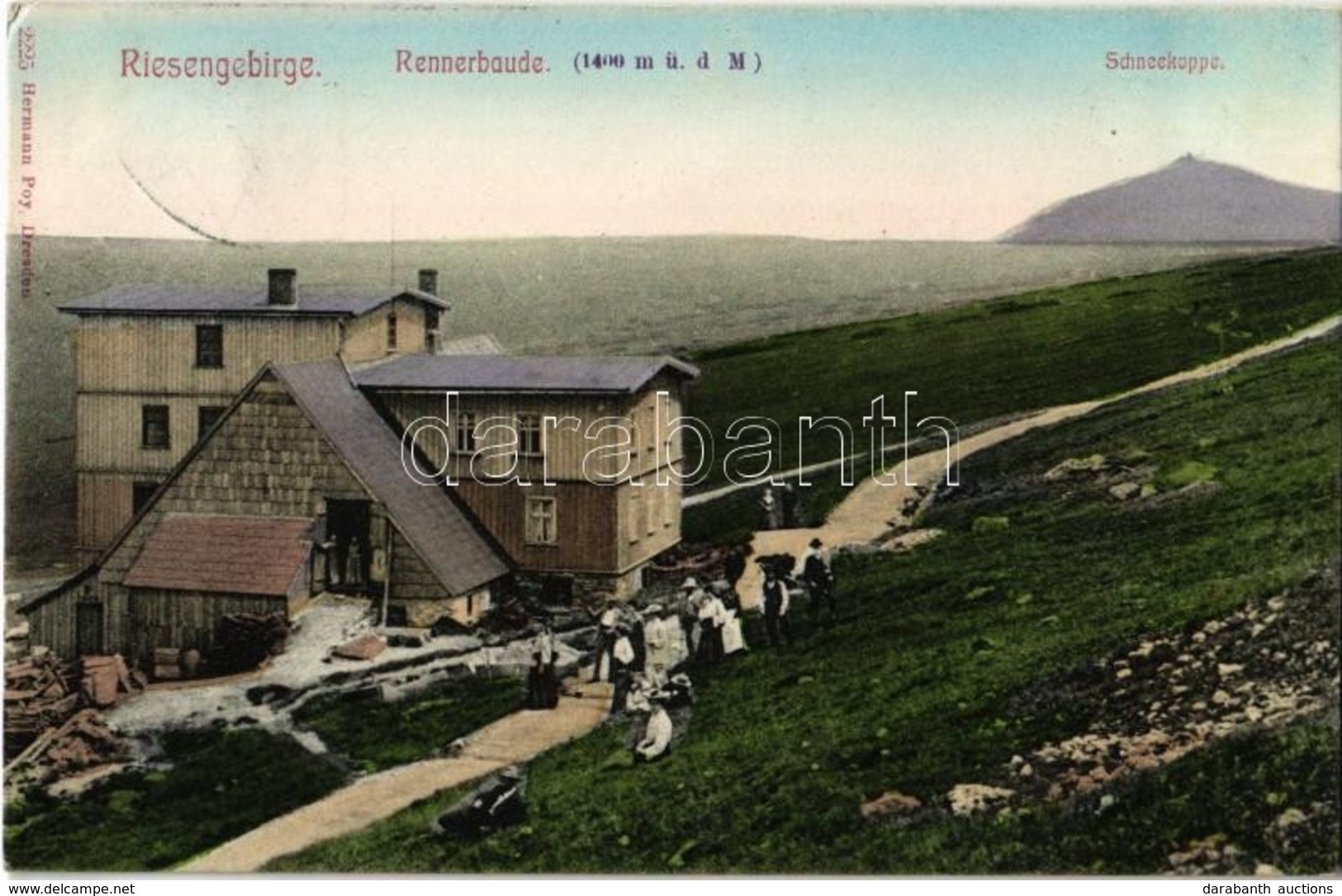 T2/T3 Krkonose, Riesengebirge; Rennerbaude / Rennerova Bouda / Tourist Hotel - Non Classés