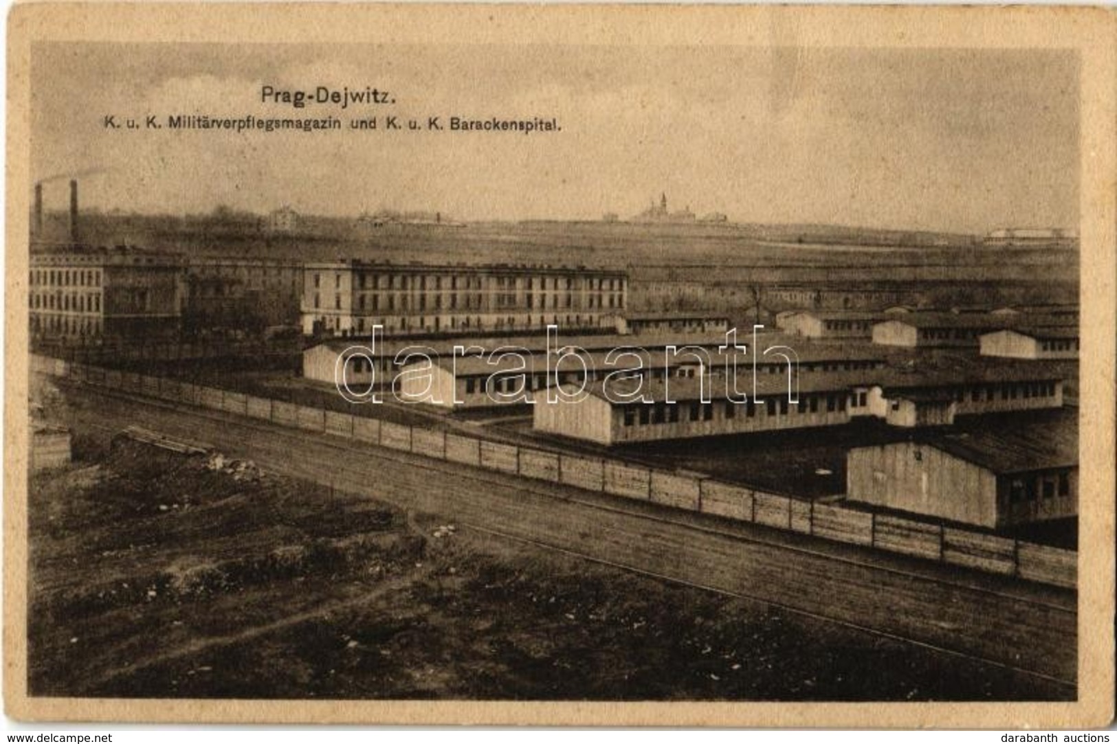 T2 Praha, Prag; Dejwitz, K.u.K. Militärverpflegsmagazin Und K.u.k. Barackenspital / Dejvice, Austro-Hungarian Military C - Non Classés