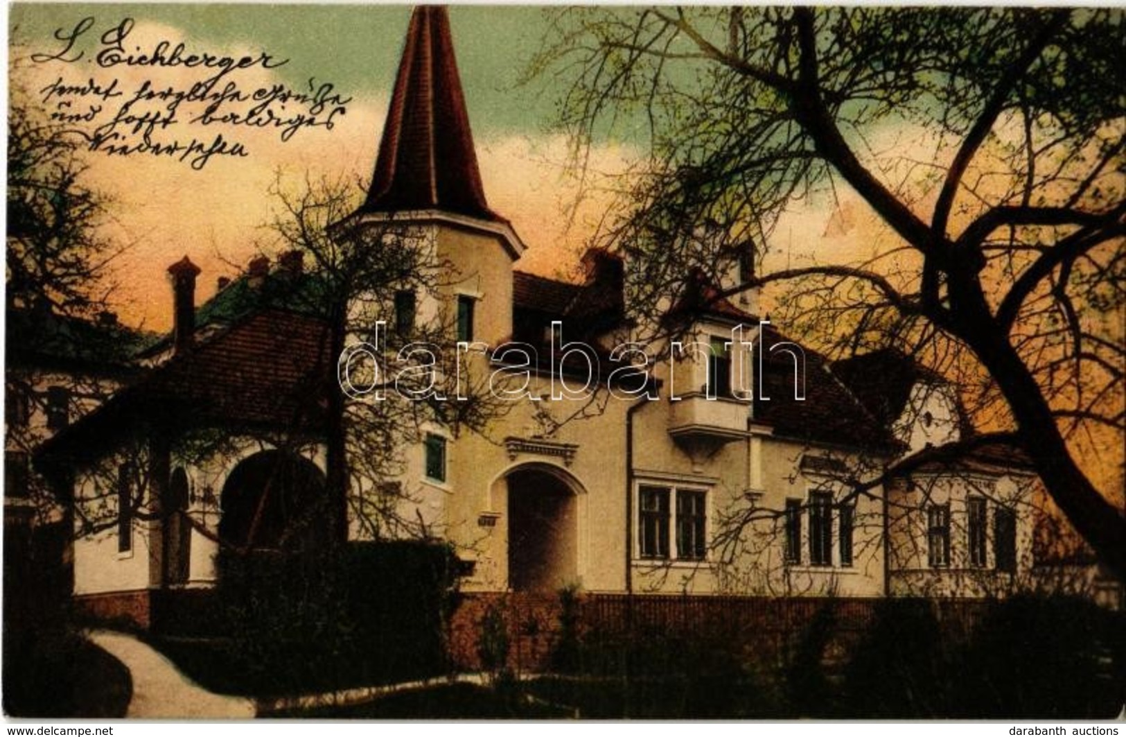 T2 1909 Unicov, Mährisch Neustadt; Villa Korkisch - Non Classés