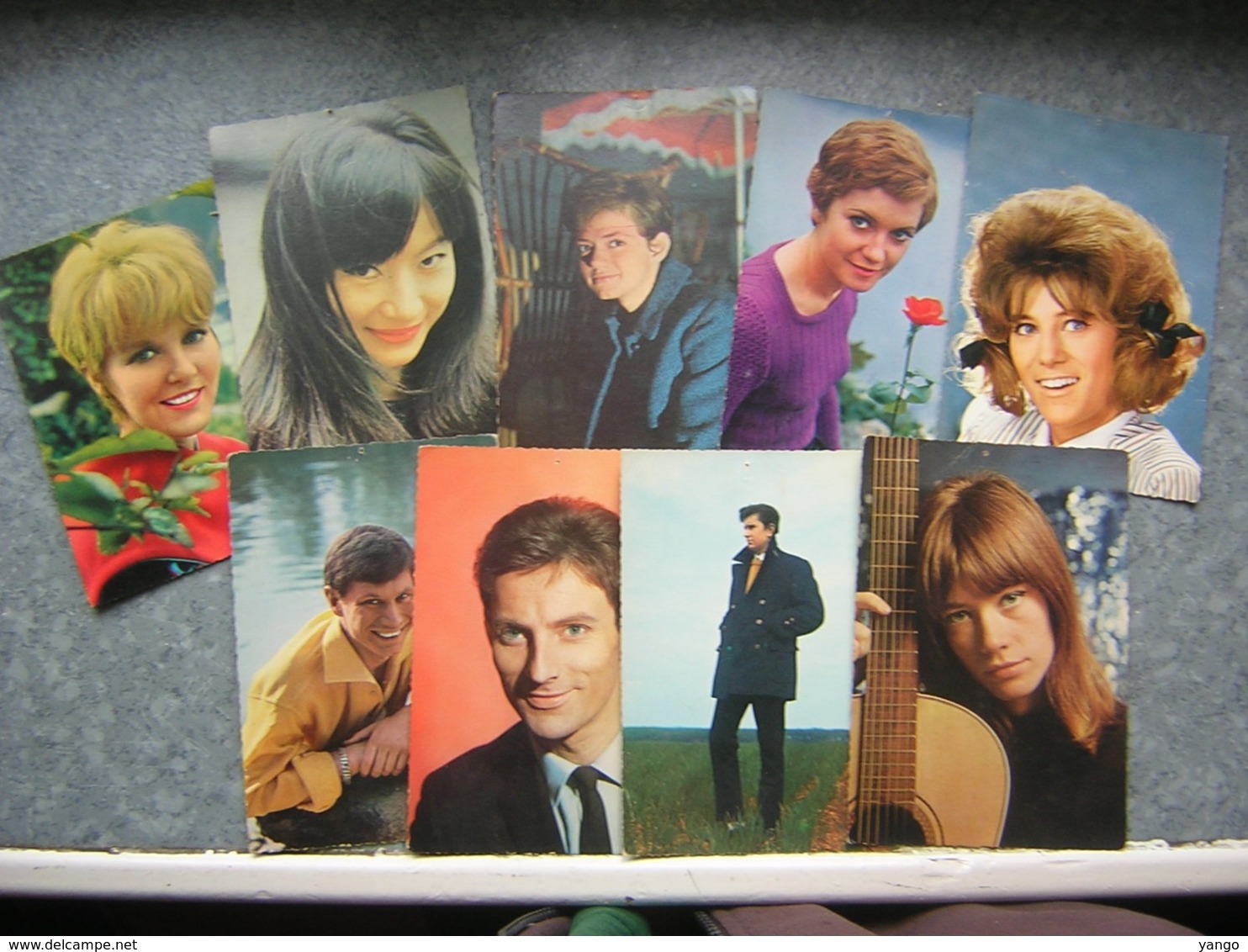 LOT DE 17 CARTES - ARTISTES - SHEILA, F. HARDY..... - Artistes