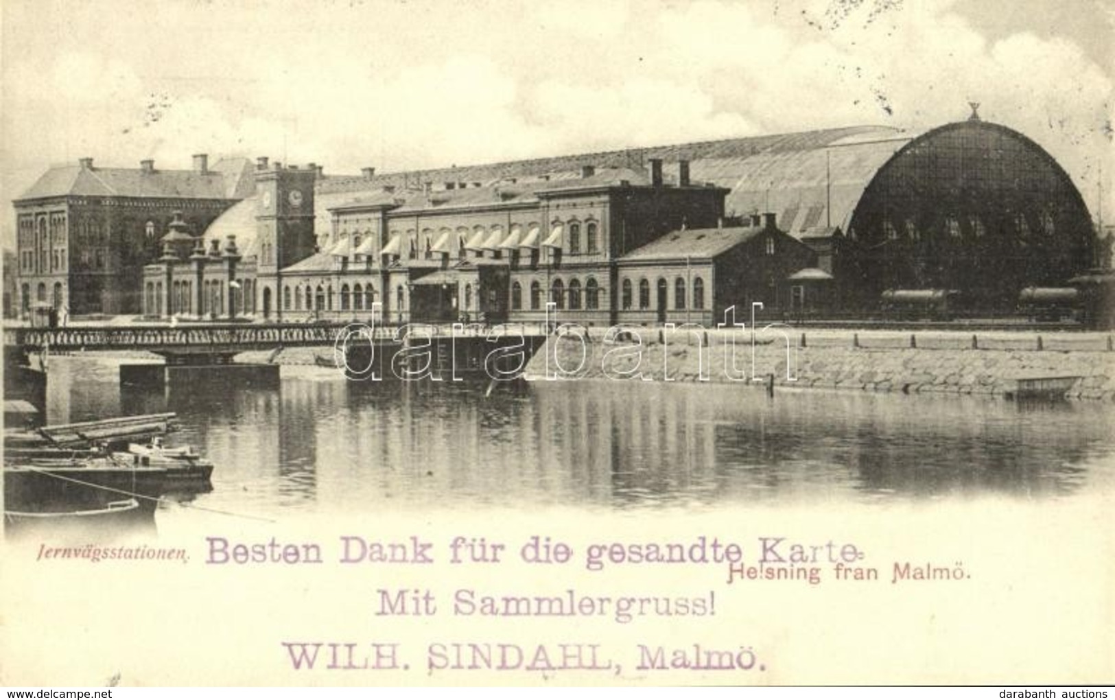 T2 1898 Malmö, Jernvägsstationen / Bahnhof / Railway Station - Ohne Zuordnung
