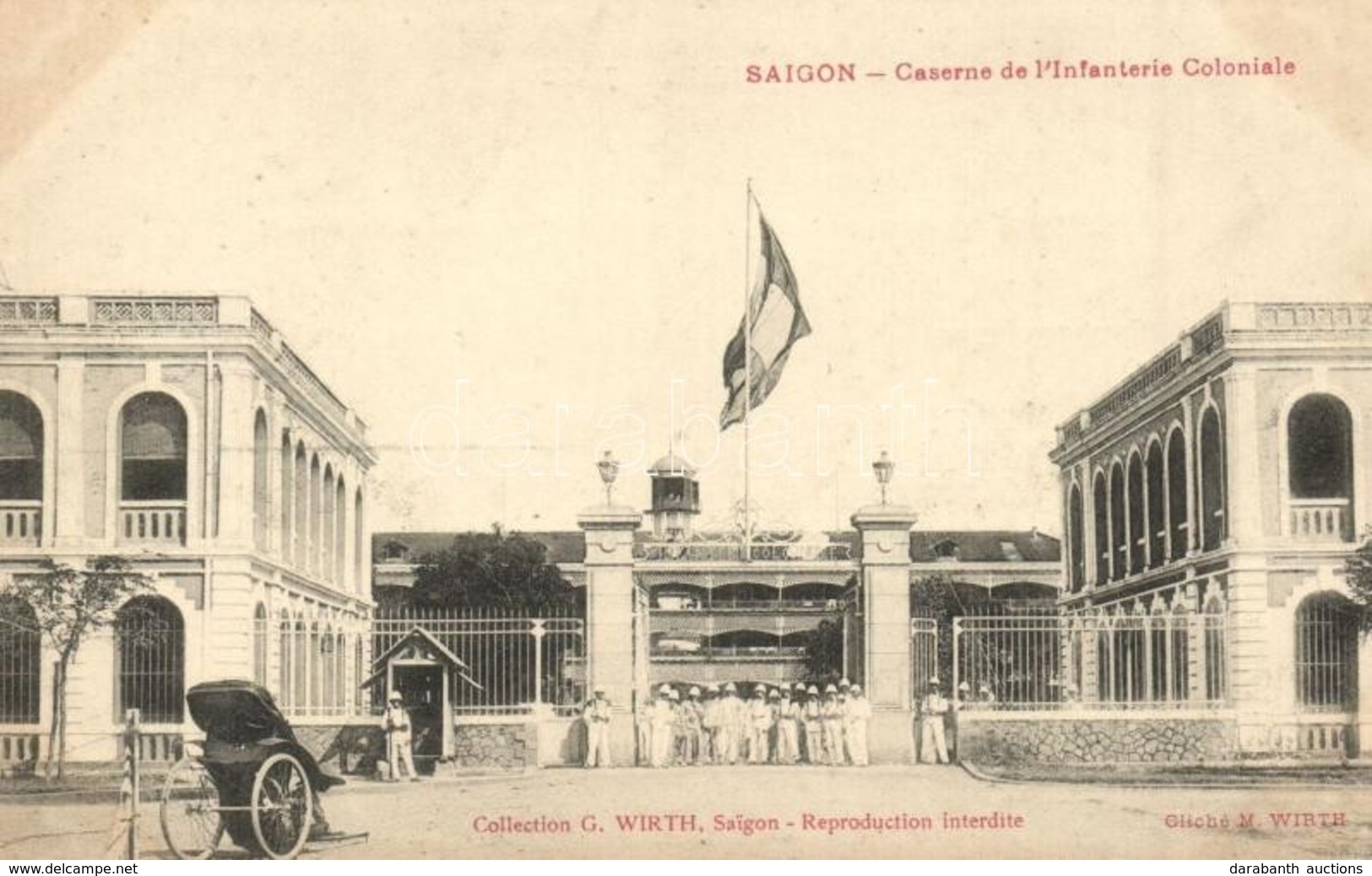 ** T1 Saigon, Ho Chi Minh City; Caserne De L'Infanterie Coloniale / Military Barracks Of The Colonial Infantry - Ohne Zuordnung