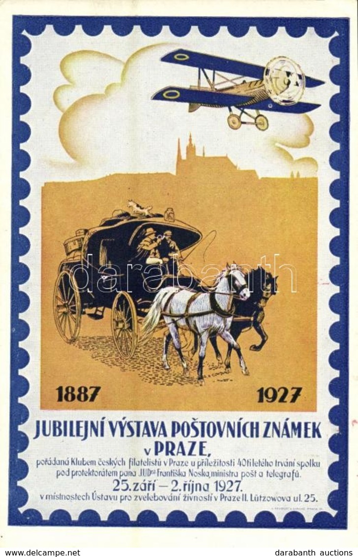 T2/T3 1887-1927 Jubilejní Vystava Postovních Známek V Praze / 40th Jubilee Exhibition Of Postage Stamps In Prague, Phila - Non Classés