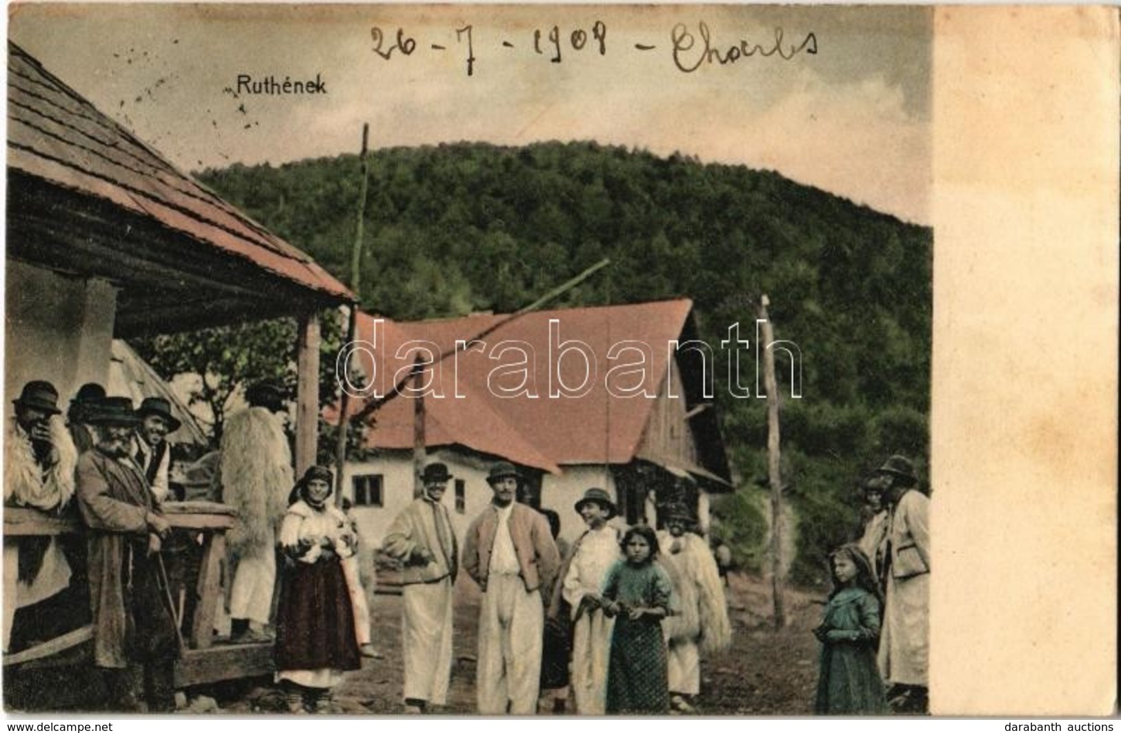T2 1908 Ruthének, Rutének (ruszinok) A Faluban / Rusyns In The Village, Folklore - Unclassified