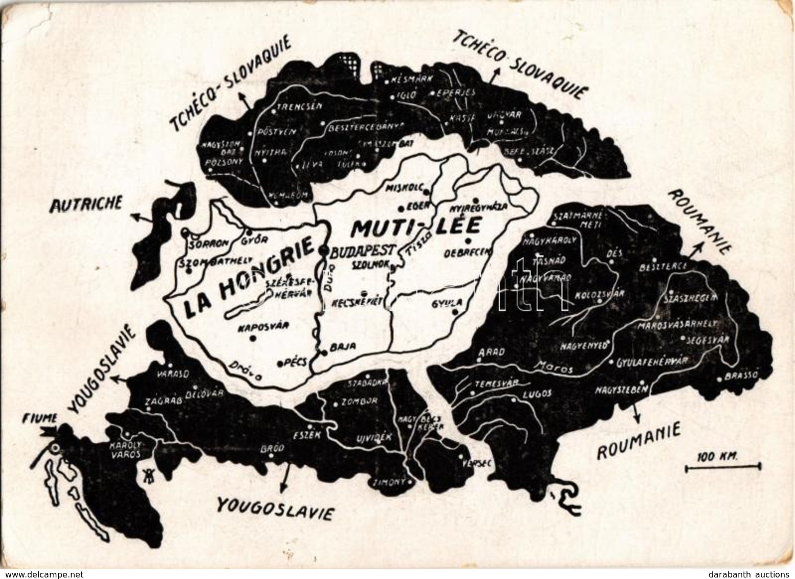 T2/T3 La Hongrie Mutilée / A Megcsonkított Magyarország. Kiadja A Magyar Nemzeti Szövetség / Hungarian Irredenta Propaga - Non Classés