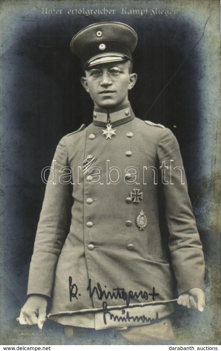 ** T2 Unser Erfolgreicher Kamp-Flieger / Kurt Wintgens, German WWI Military Fighter Pilot - Unclassified