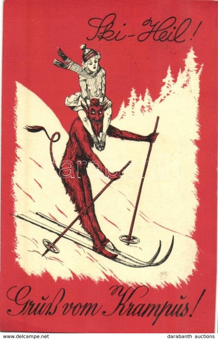 T2 Ski-Heil! Gruss Vom Krampus! C.H.W. VIII/2. 2508-4. - Non Classés