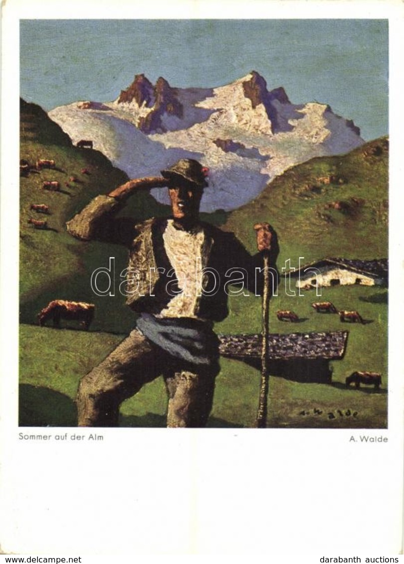 ** T2 Sommer Auf Der Alm. Verlag Alfons Walde, Kitzbühel, Tirol S: Alfons Walde - Sin Clasificación