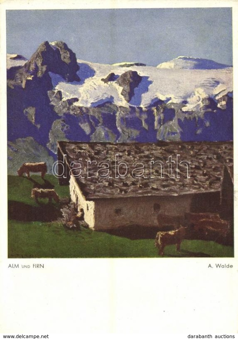 ** T2 Alm Und Firn. Verlag Alfons Walde, Kitzbühel, Tirol S: Alfons Walde - Non Classés