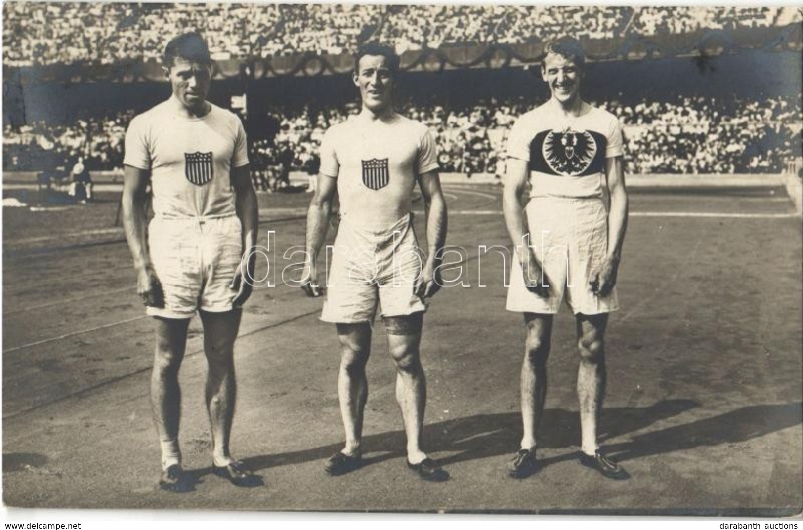 T2 1912 Stockholm, Olympiska Spelens Officiella. Nr. 207. Lindberg, Reidpath Och Braun Vinnare I Löpning 400 M.  / 1912  - Sin Clasificación