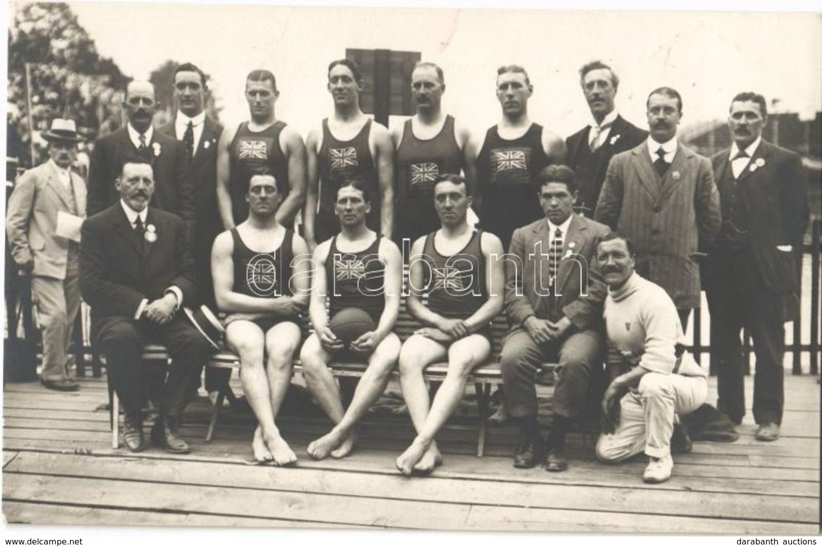 ** T2/T3 1912 Stockholm, Olympiska Spelens Officiella. Nr. 271. Englands Vattenpololag I:a Pris / 1912 Summer Olympics I - Non Classés