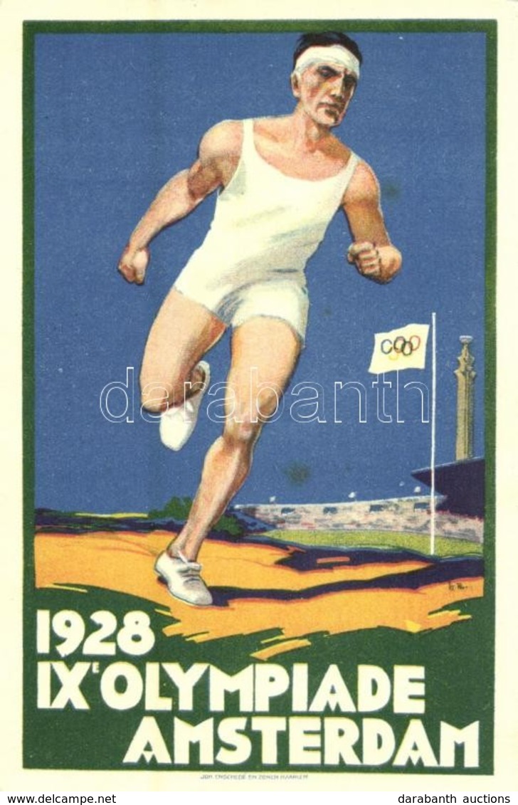 ** T1/T2 1928 IX Olympiade Amsterdam / 1928 Summer Olympics In Amsterdam, Olympic Games S: John Wijga - Non Classés