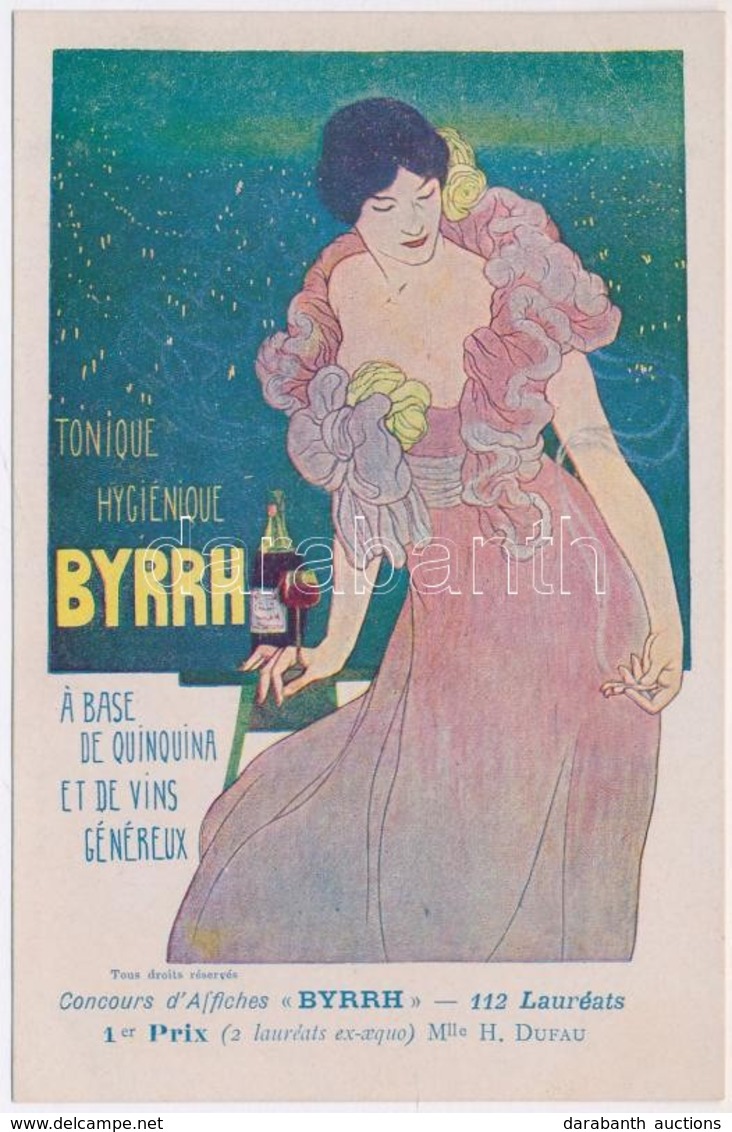 ** T1 Tonique Hygienique Byrrh. A Base De Quinquina Et De Vins Généreux. Concours D'Affiches 'Byrrh' - 112 Lauréats 1er  - Ohne Zuordnung