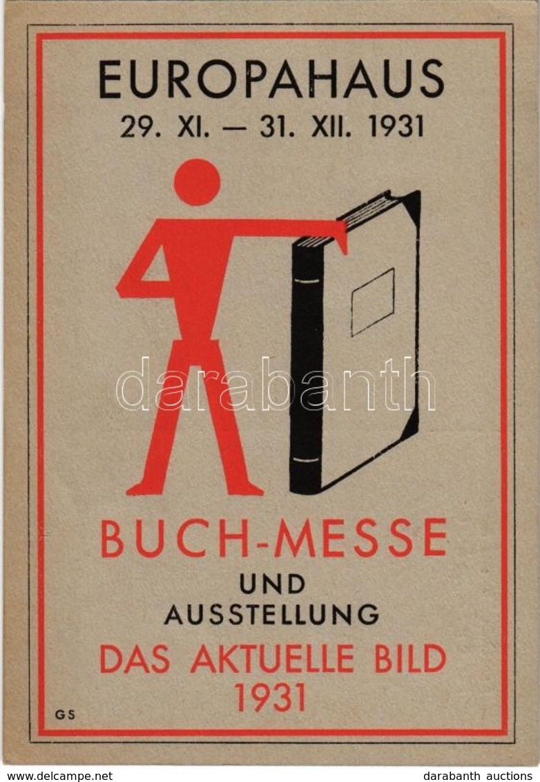 ** T1/T2 1931 Europahaus. Buch-Messe Und Ausstellung Das Aktuelle Bild / German Book Fair And Exhibition In Berlin S: G. - Non Classés