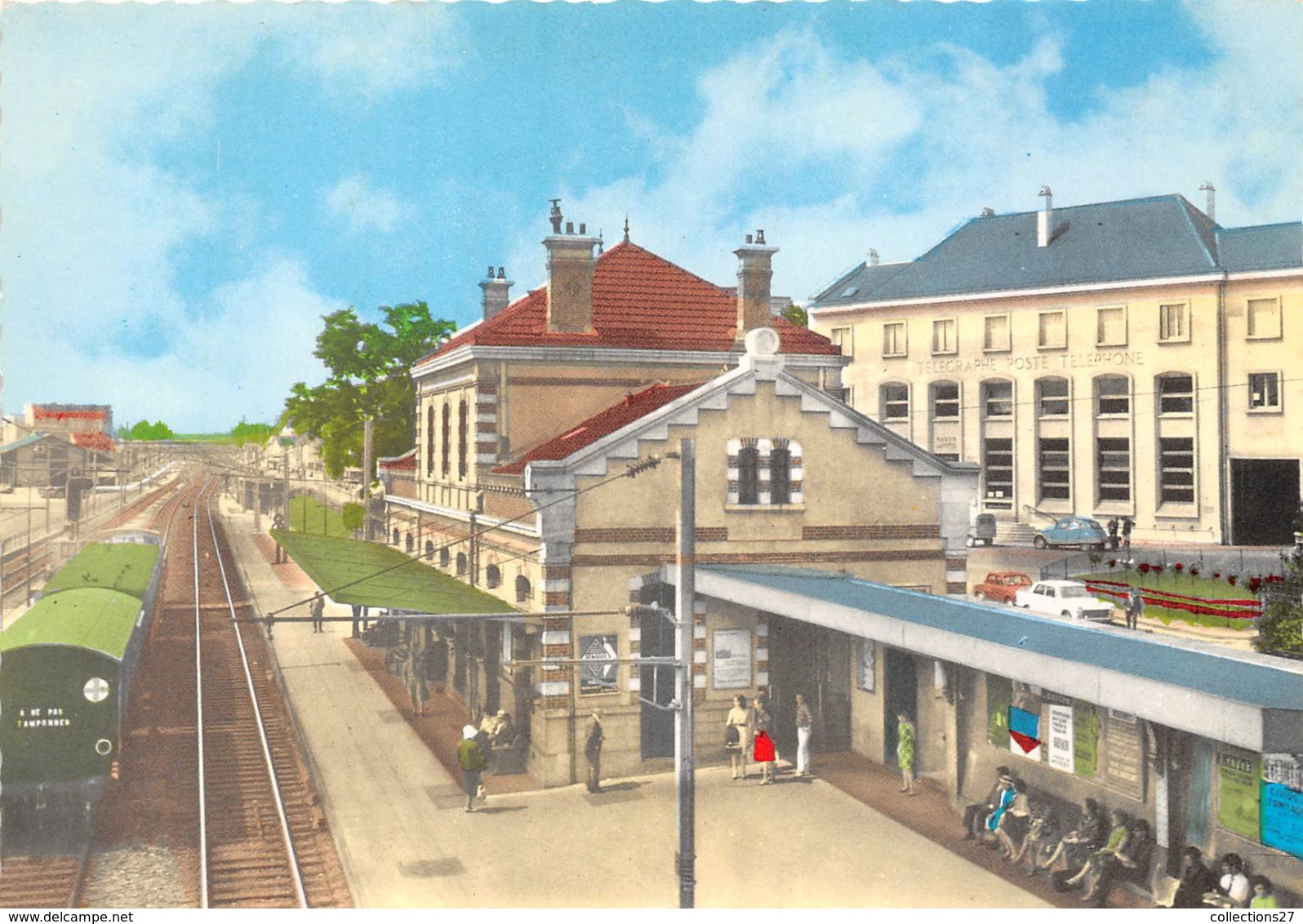 78-MAISON-LAFFITTE- LA GARE LA POSTE - Maisons-Laffitte