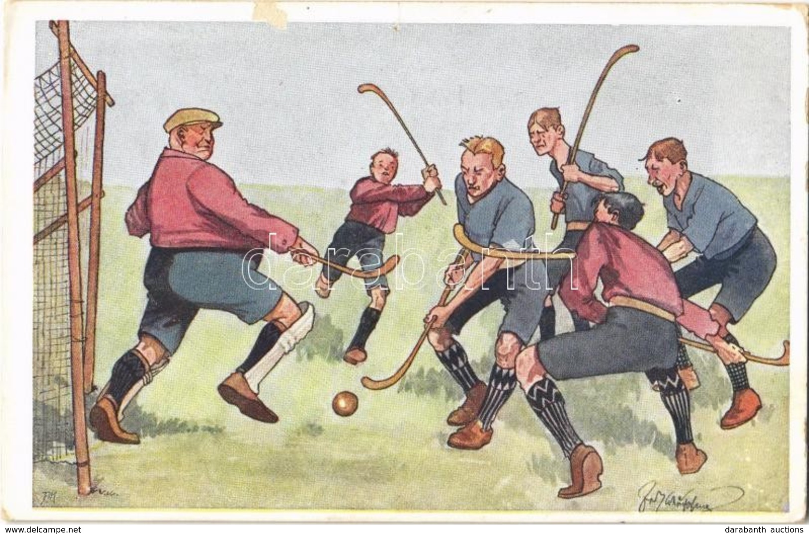 T2/T3 1923 Field Hockey Match. B.K.W.I. 923-3. S: Fritz Schönpflug (EK) - Sin Clasificación