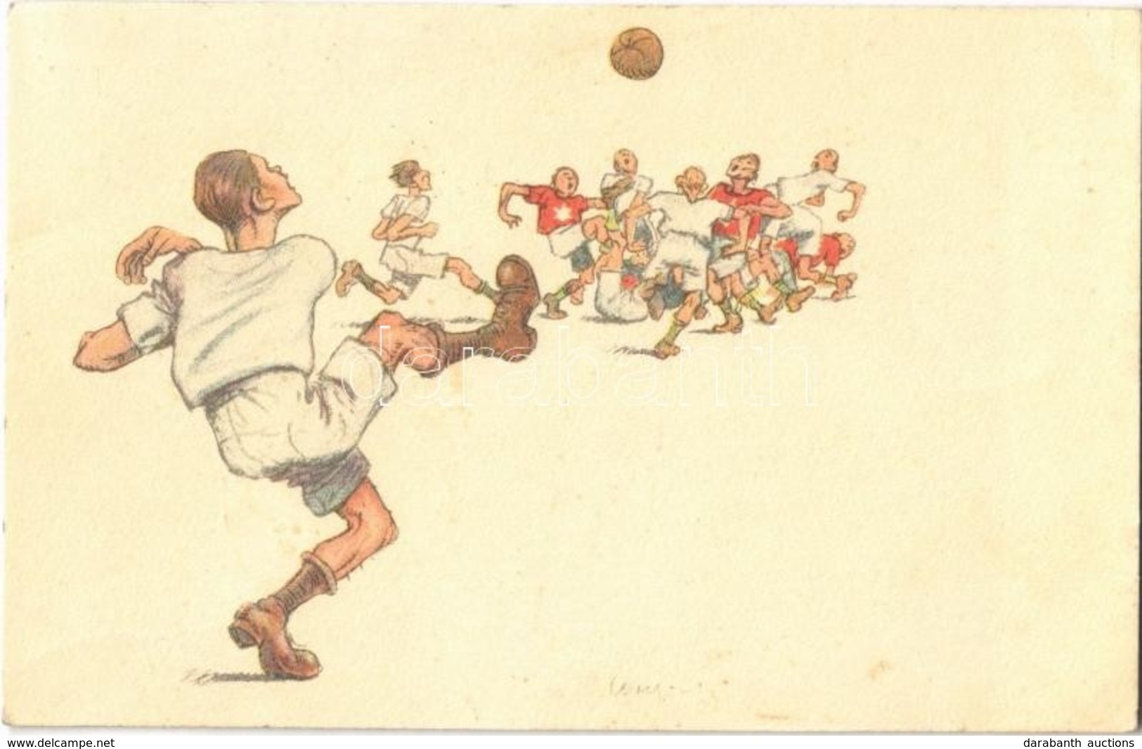 T2 1922 Football Match. B.K.W.I. 279-4. S: Carl Josef - Non Classés