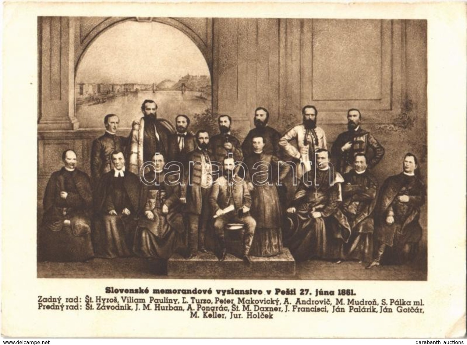 ** T2/T3 Slovenské Memorandové Vyslanstvo C Pesti 27. Júna 1861. / Slovak Memorandum Embassy In Pest In 1861 (EK) - Non Classés