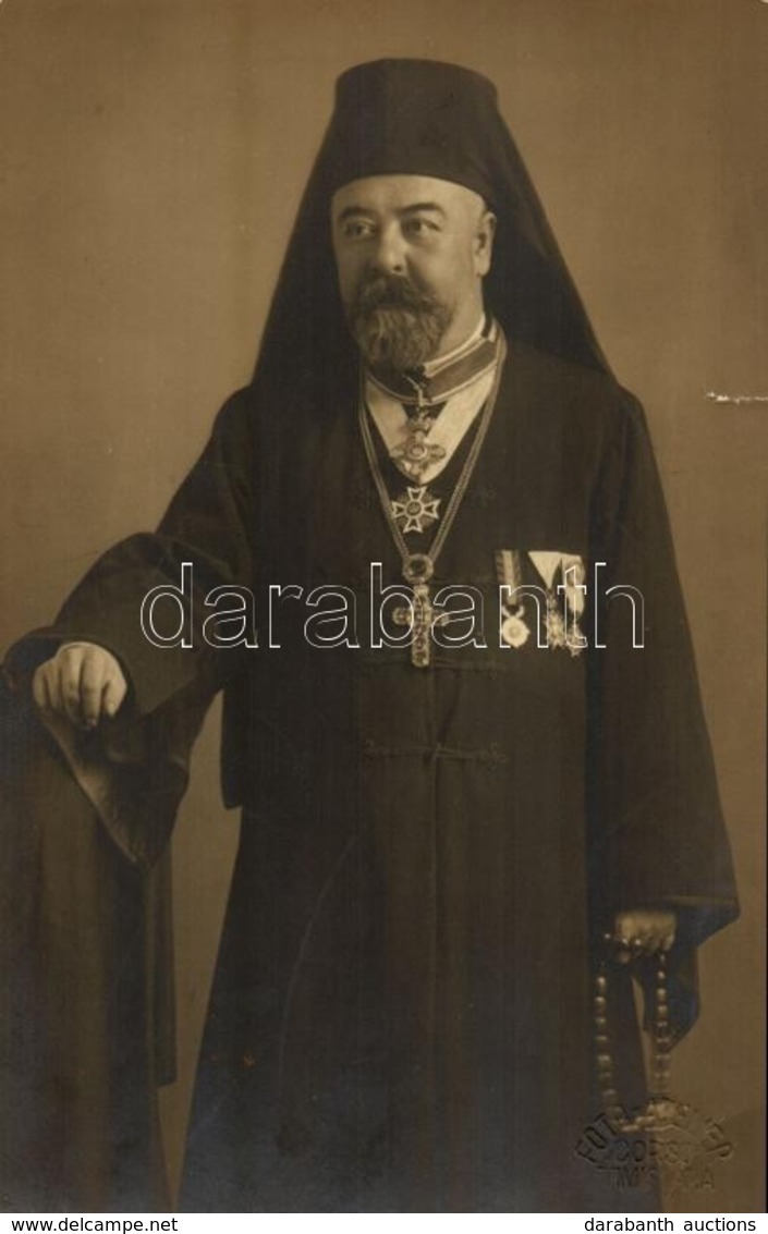 * T3 1926 Temesvár, Timisoara; Nikolics István Püspöki Helynök / Transylvanian Episcopal Vicar. Foto Atelier Corso Photo - Non Classés