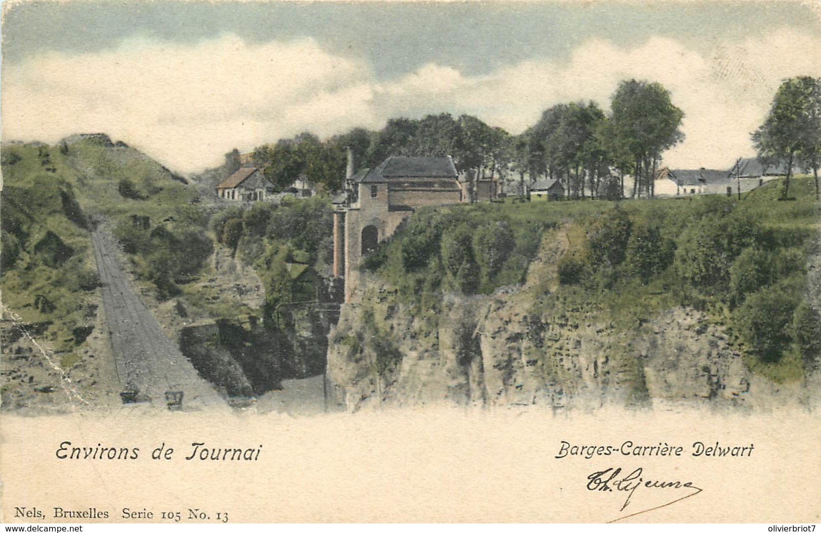 Environs De Tournai - Barges-Carrière-Delwart - Nels Série 105 N° 13 - Tournai