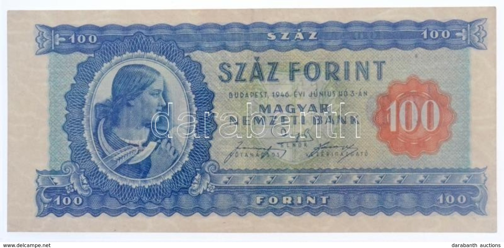 1946. 100Ft 'B028 092402' T:III / Hungary 1946. 100 Forint 'B028 092402' C:F
Adamo F26 - Ohne Zuordnung