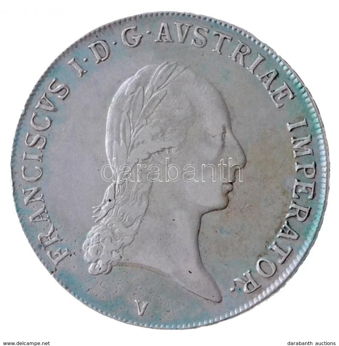 Ausztria 1818V Tallér Ag 'I. Ferenc' Velence (27,94g) T:2 Kis Ph. / 
Austria 1818V Thaler Ag 'Franz I' Venice (27,94g) C - Non Classés