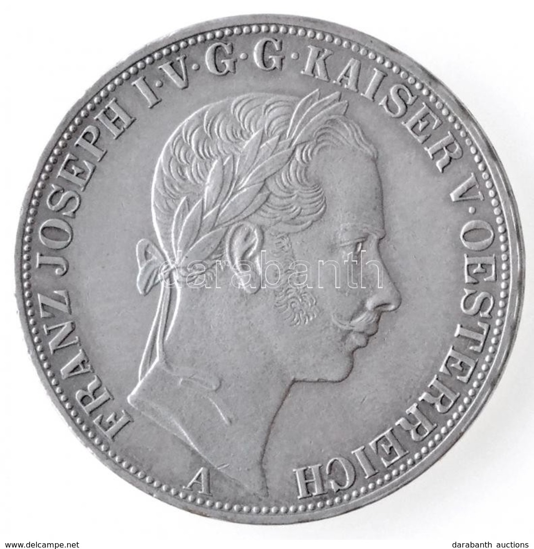 Ausztria 1858A Tallér Ag 'Ferenc József' (18,44g) T:1- / 
Austria 1858A Thaler Ag 'Franz Joseph' (18,44g) C:AU
Krause KM - Non Classés